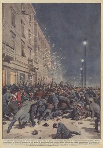 Maçtan birkaç saat içinde yetmiş bin frank kazanan Amerikalı bir bayan mı? by Achille Beltrame