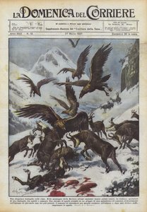 Zirvelerde tekil bir savaş by Achille Beltrame
