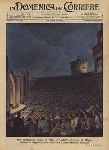 Gösteriler sırasında Milano