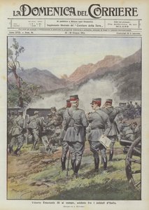 Vittorio Emanuele III kampta, İtalya askerleri arasında bir asker