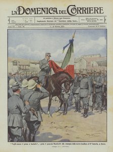 Onu ilk öpen ben olmak istiyorum! Yeni bayrak teslim edildiğinde General Mambretti diye bağırıyor?