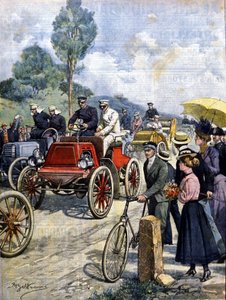 Aşil Beltrame tarafından 1901 yılında araba ile İtalya