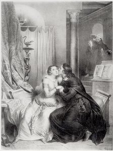Heloise and Abelard   by Achille Devéria