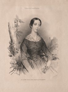 Madam Pauline Garcia-Viardot, 1840. by Achille Devéria