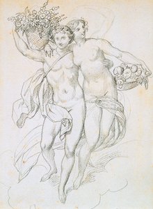 Ruh ve Aşk Tanrısı, c1820-1857 by Achille Devéria