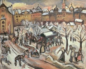 Münih'te kar by Achille Emile Othon Friesz