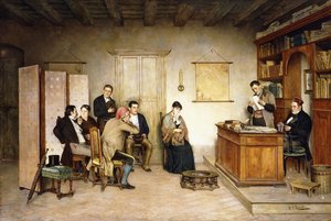 Vasiyetin Okunması by Achille Glisenti