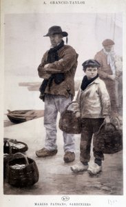 Granchi-Taylor tarafından Sardunyalı köylü denizciler by Achille Granchi Taylor
