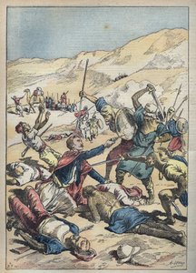 Mores Markisi (Antoine-Amedee-Marie-Vincent) Manca de Vallombrosa (1858-1896) ve arkadaşlarının 1896