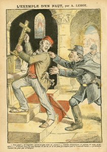 Achille Lemot'un (1846-1909) Le Pelerin'deki çizimi by Achille Lemot