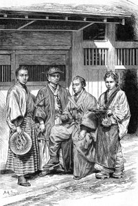 Tokyo Halkı by Achille Sirouy