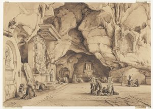 Figür de rotskapel van Sant'Angelo Fasanella