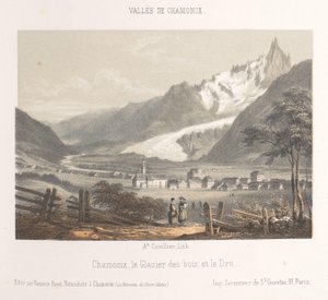 Aiguille de Bionnassay'in buzulla birlikte görünümü Aiguille et Glacier de Bionnassay (nesne üzerinde başlık) Chamonix-Mont-Blanc'ın Hafızası (dizi başlığı) Museum du Mont-Blanc (nesne üzerinde seri başlığı)
