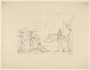 Konfederasyon Savaş Gravürlerinden Savaş Sırasında Kuzeyde Bir Yedek Satın Alma, 1861-63.
