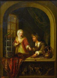 Baştan çıkarıcı Braun, Adam (1748-1827). Tuval üzerine yağlıboya by Adam Braun