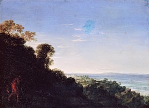 Aurora (Morgenlandschaft, Sabah manzarası), Boyama Adam Elsheimer (1578-1610)