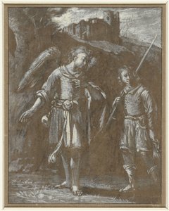 Angel'daki Tobias by Adam Elsheimer