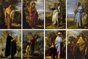 bir dizi küçük dini sahne by Adam Elsheimer