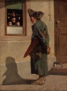 Protez Dükkanında Asker by Adam Ernst Schalck
