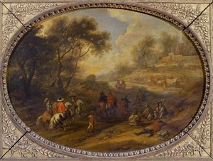 Askeri Konvoy by Adam Frans van der Meulen