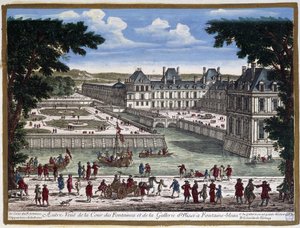 Château de Fontainebleau - Perelle tarafından gravür
