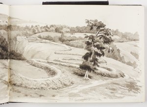 Mürekkep ve Grafit Çizimleri ve Suluboya Çizim Defteri by Adela Breton