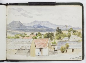 Suluboya Eskiz Defteri, Çizimler ve Notlar, Meksika, 1896-1898 (suluboya) by Adela Breton