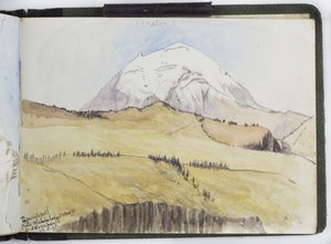 Suluboya Eskiz Defteri, Çizimler ve Notlar, Meksika, 1896-1898 (suluboya) by Adela Breton