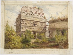 Chichen Itza, Yucatan, Meksika Harabeleri Iglesia