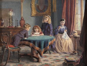 İlk Mektubu (Suluboya) by Adelaide Agnes Maguire