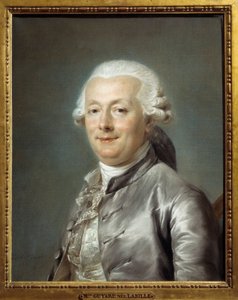 Jean Jacques Bachelier (1724-1806) Fransız ressamın portresi. Adelaide Labille-Guiard (Labille Guiard) tarafından boyama by Adelaide Labille Guiard