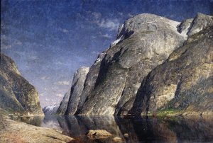Sognefjord, Norveç, 1885 dolayları (tuval üzerine yağlı boya)