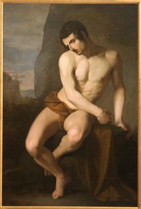 Erkek Çıplak (Prometheus) (tuval üzerine yağlı boya)