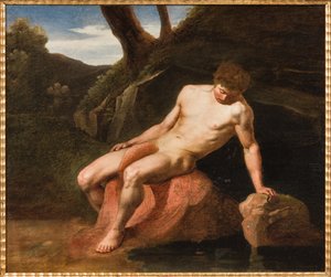 Narcissus (tuval üzerine yağlı boya)