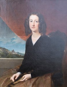 Ciro Menotti'nin kızının portresi by Adeodato Malatesta or Malatesti