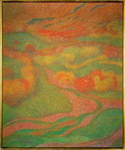 Manzara (tuval üzerine yağlıboya) by Adolf Bohm