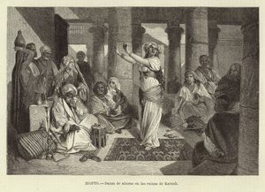 Mısır - Karnak'taki harabelerde dans etmek