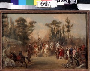16. yüzyılda çarın avı. Adolf Charlemagne