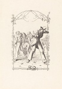 Peter Schlemihl Gölge Eksikliği İçin Alay Edildi by Adolf Schrodter