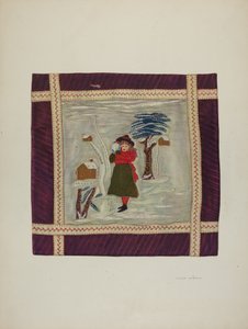 Aplike Örtü Detayı, 1941.