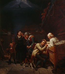 göçmenler by Adolph Tidemand
