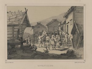 Çizimler, Asbjørnsen, P.Chr. ve Chr. Tønsberg tarafından yayınlandı (no, 1848) by Adolph Tidemand