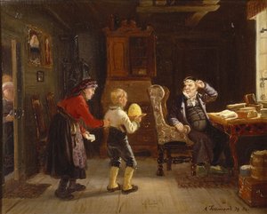 Onay için kaydolun by Adolph Tidemand