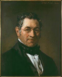 Bir beyefendi portresi by Adolph Menzel