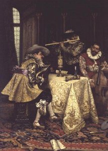 Müzisyenler by Adolphe Alexandre Lesrel