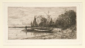göl kenarı by Adolphe Appian