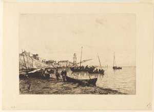 San Remo Limanı by Adolphe Appian