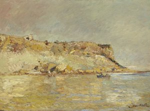 kıyı dağları by Adolphe Joseph Thomas Monticelli