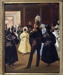 Rusya İmparatoru I. Alexander (1777-1825) bir maskeli baloda (İmparator Alexander I Maskeli Balo Balosu