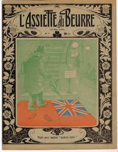 “Tereyağı Tabağı”nın Kapağı, Satirique ve Colors by Adolphe Leon Willette